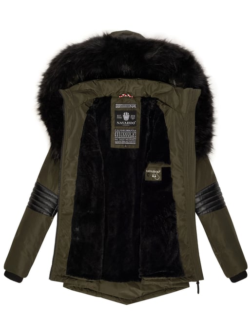 Navahoo Dames Winterjas Nirvana – Warm, Met Luxe Bontkraag & Teddyvoering - Image 6