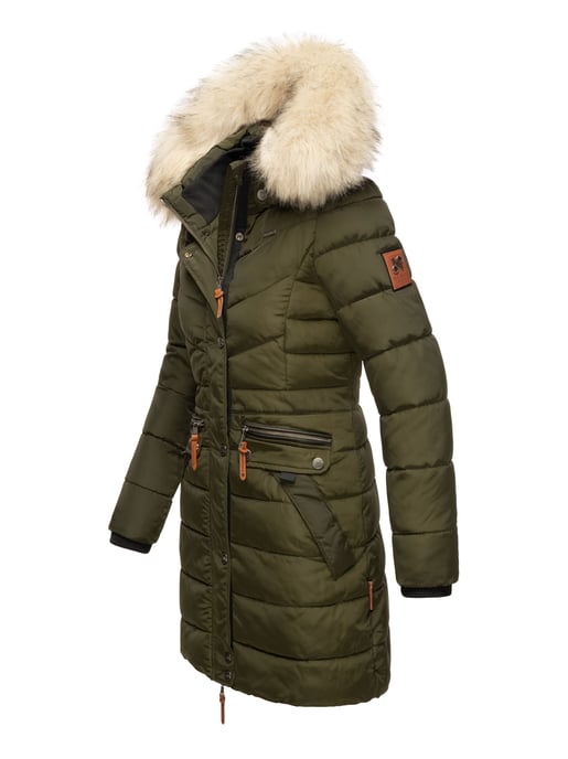 Navahoo Dames Winterjas Paula – Extra Warm, Waterafstotend & Met Afneembare Bontkraag - Image 3