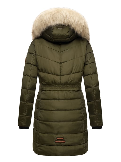 Navahoo Dames Winterjas Paula – Extra Warm, Waterafstotend & Met Afneembare Bontkraag - Image 4