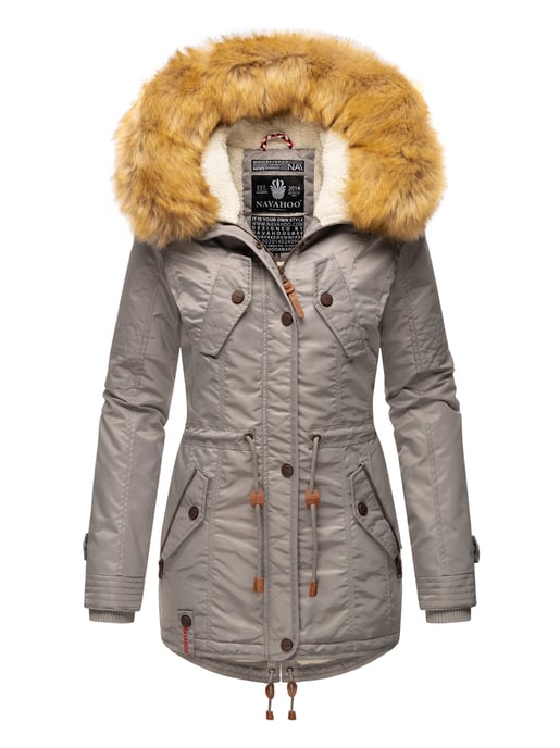 Navahoo Dames Winterjas B399 – Warm, Waterafstotend & Met Afneembare Bontkraag - Image 1
