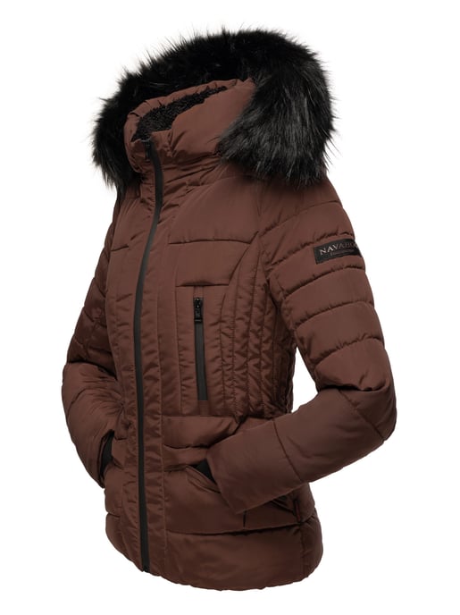 Navahoo Dames Winterjas Adele – Warm, Met Teddyvoering & Afneembare Bontkraag - Image 5