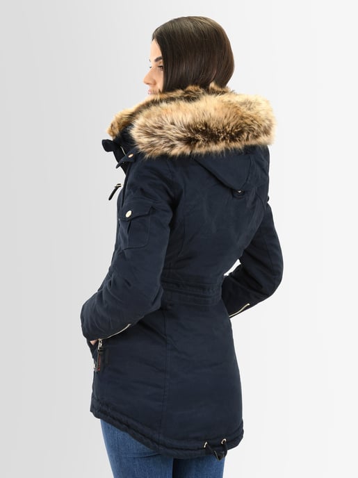 Navahoo Dames Winterparka Daria – Klassieker, Warm & Met Afneembare Bontkraag - Image 5