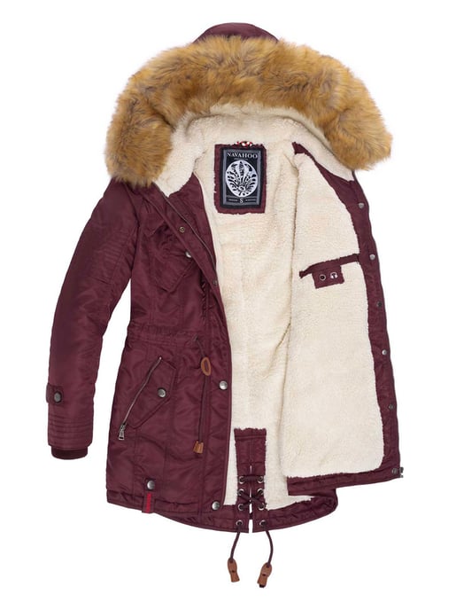 Navahoo Dames Winterjas B399 – Warm, Waterafstotend & Met Afneembare Bontkraag - Image 4