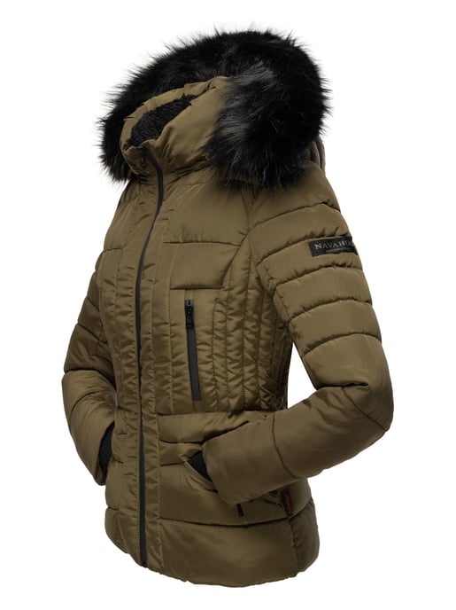 Navahoo Dames Winterjas Adele – Warm, Met Teddyvoering & Afneembare Bontkraag - Image 5