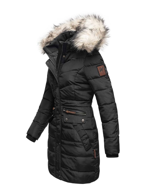 Navahoo Dames Winterjas Paula – Extra Warm, Waterafstotend & Met Afneembare Bontkraag - Image 2