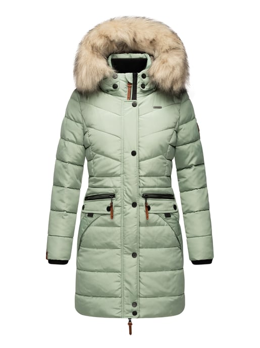 Navahoo Dames Winterjas Paula – Extra Warm, Waterafstotend & Met Afneembare Bontkraag - Image 2