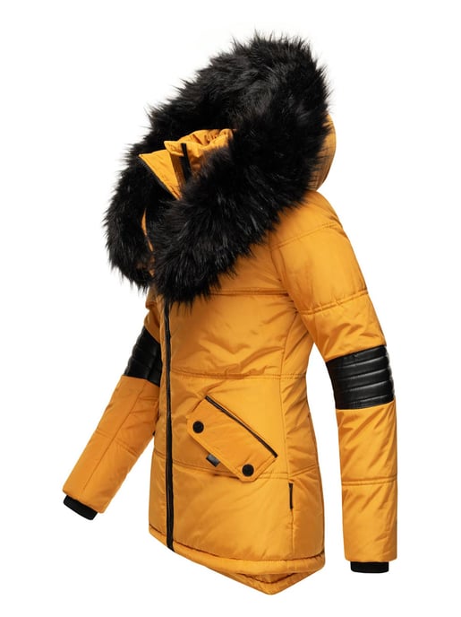 Navahoo Dames Winterjas Nirvana – Warm, Met Luxe Bontkraag & Teddyvoering - Image 3