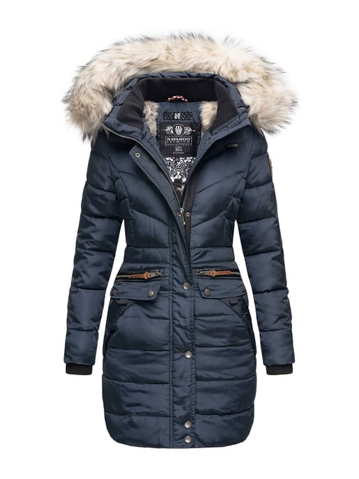 Navahoo Dames Winterjas Paula – Extra Warm, Waterafstotend & Met Afneembare Bontkraag - Image 1