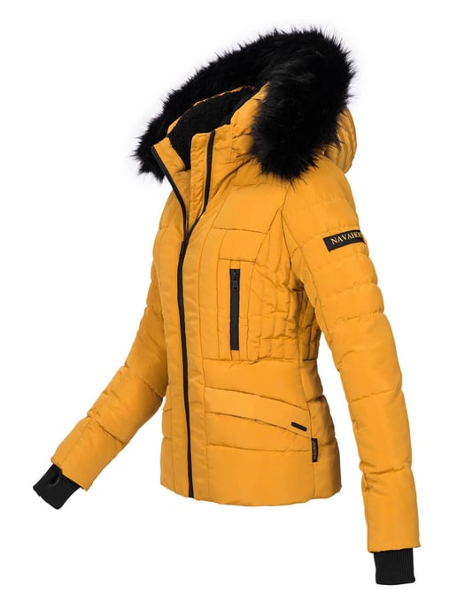 Navahoo Dames Winterjas Adele – Warm, Met Teddyvoering & Afneembare Bontkraag - Image 2