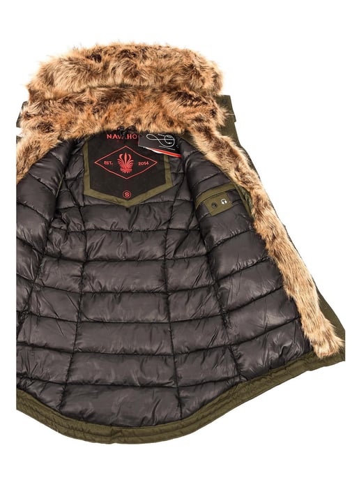 Navahoo Dames Winterparka Daria – Klassieker, Warm & Met Afneembare Bontkraag - Image 2