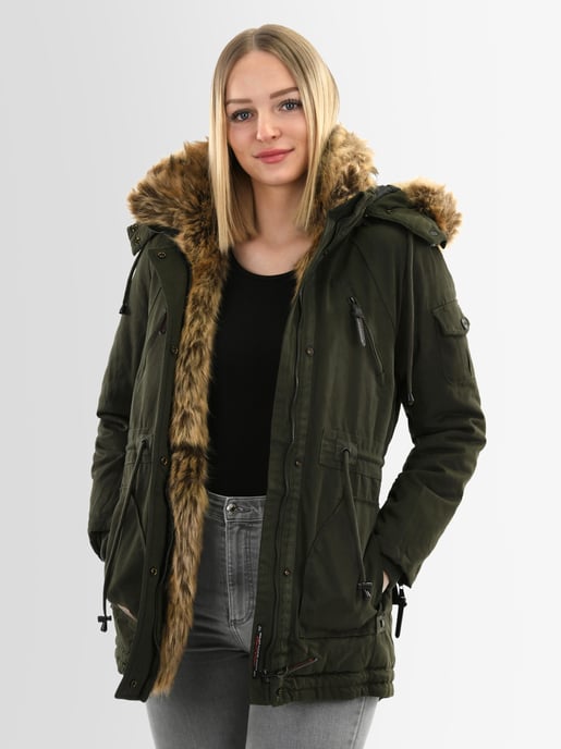 Navahoo Dames Winterparka Daria – Klassieker, Warm & Met Afneembare Bontkraag - Image 3