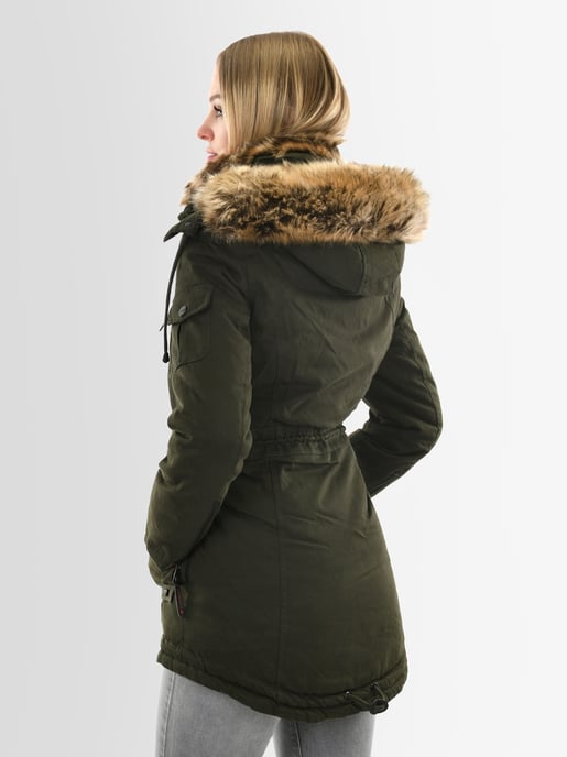 Navahoo Dames Winterparka Daria – Klassieker, Warm & Met Afneembare Bontkraag - Image 5
