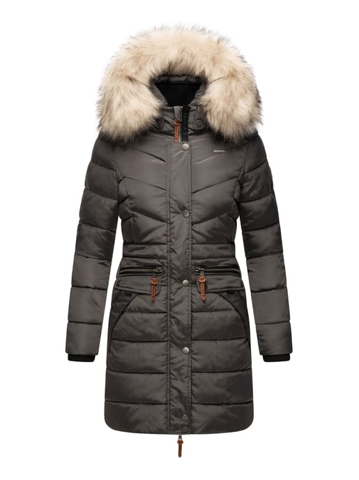 Navahoo Dames Winterjas Paula – Extra Warm, Waterafstotend & Met Afneembare Bontkraag - Image 2