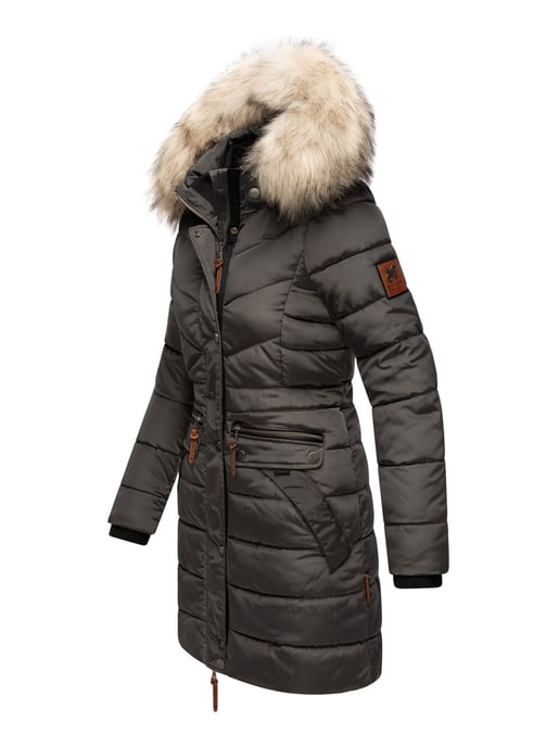 Navahoo Dames Winterjas Paula – Extra Warm, Waterafstotend & Met Afneembare Bontkraag - Image 3