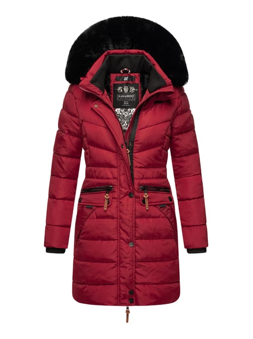 Navahoo Dames Winterjas Paula – Extra Warm, Waterafstotend & Met Afneembare Bontkraag - Image 1