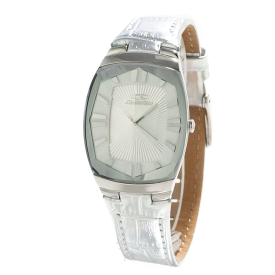 Chronotech Rechthoekig Zilveren Horloge - Image 1