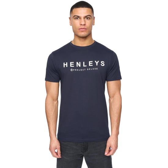 Henleys Heren Henyfront T-Shirt (5-pack) (Zwart/Blauw/Wit/Licht Beige/Donkerblauw) - Image 6