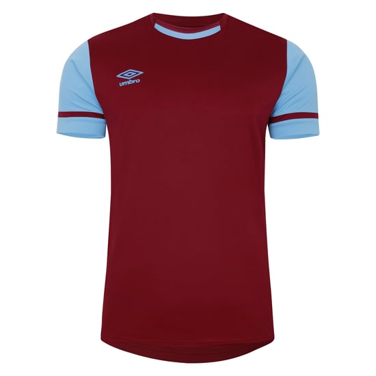 Umbro Heren Cavelle Jersey T-Shirt (Nieuw bordeaux/blauw) - Image 1