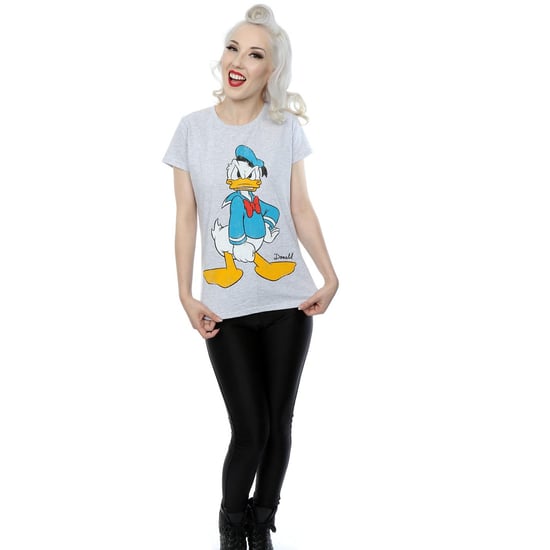 Disney Dames/Dames Donald Duck Boos Katoenen T-Shirt (Heide Grijs) - Image 4