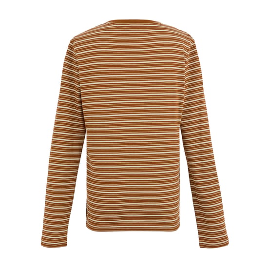 Regatta Dames/Dames Federica Stripe T-shirt met lange mouwen (Geglazuurde Gember/Licht Vanille) - Image 2