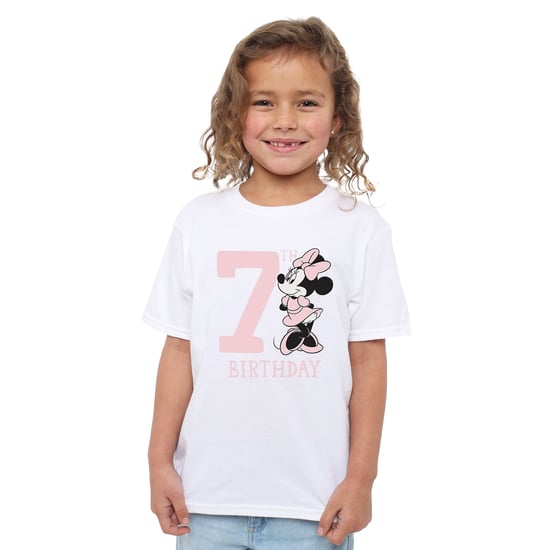 Disney Kinderen/Kinderen Minnie Mouse 7e Verjaardag T-Shirt (Wit) - Image 4
