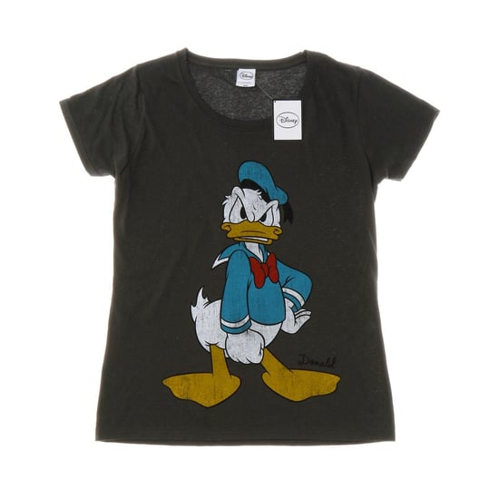 Disney Dames/Dames Donald Duck Boos Katoenen T-Shirt (Licht Grafiet) - Image 1