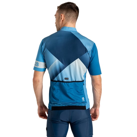 Dare 2B Heren AEP Pedal II Top met korte mouwen (Blauwstaal/Heritage blauw) - Image 4