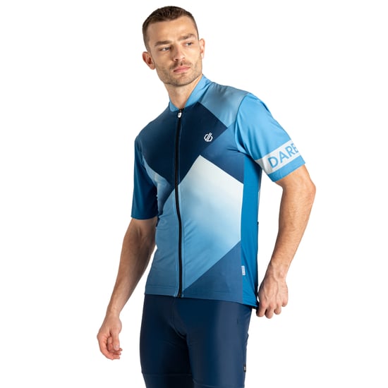 Dare 2B Heren AEP Pedal II Top met korte mouwen (Blauwstaal/Heritage blauw) - Image 5