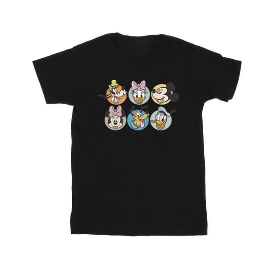 Disney Heren Mickey Mouse And Friends Gezichten T-Shirt (Zwart) - Image 1