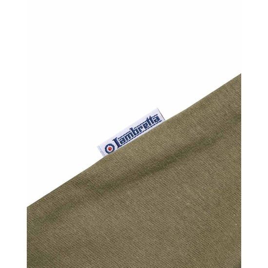 Lambretta Heren Vinyl Record T-Shirt (Khaki) - Image 4