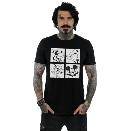 Disney Heren Mickey, Donald, Goofy en Pluto Boxed T-shirt (Zwart) - Image 2