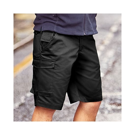 Russell Werkkleding Twill Shorts (Zwart) - Image 3