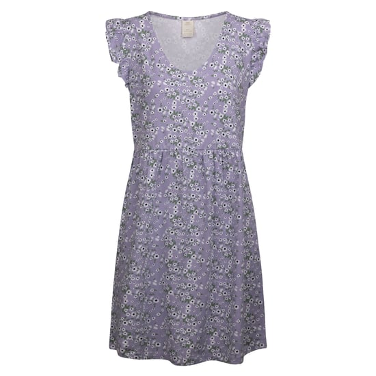 Trespass Dames/Dames Gertha Daisy Jersey Jurk (Grijs/lichtroze) - Image 1