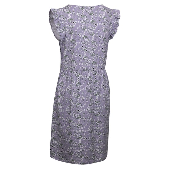 Trespass Dames/Dames Gertha Daisy Jersey Jurk (Grijs/lichtroze) - Image 2