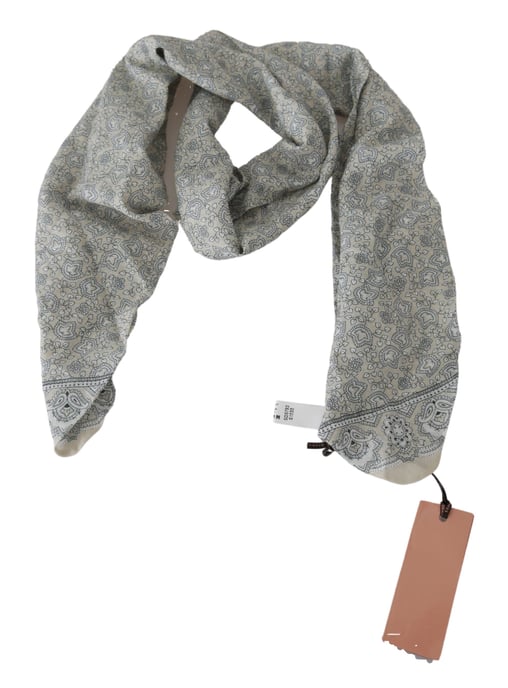 Ermanno Scervino Zijden Sjaal Bloemenprint - Image 3