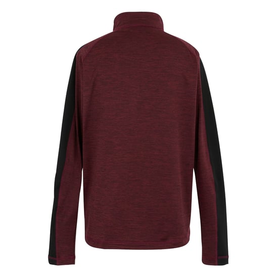 Regatta Heren Hepley Half Zip Fleecejack (Donker kastanjebruin/zwart) - Image 2