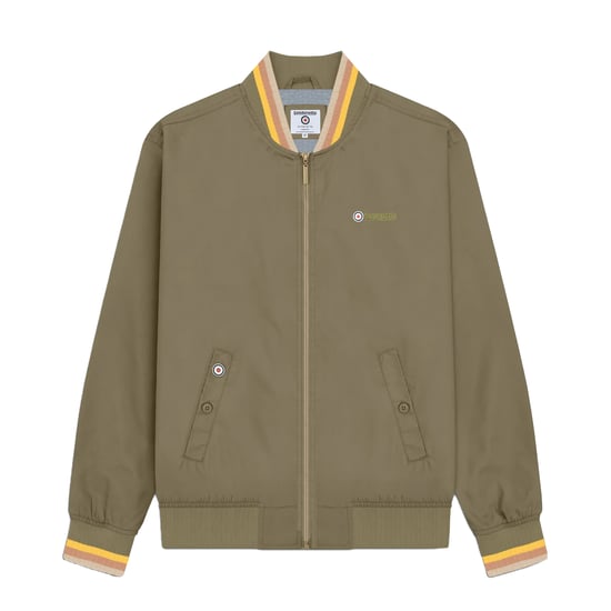 Lambretta Heren Monkey Drievoudig Getipte Jas (Khaki/Goud/Tabak/Crème) - Image 1