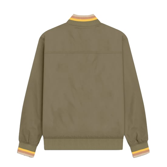 Lambretta Heren Monkey Drievoudig Getipte Jas (Khaki/Goud/Tabak/Crème) - Image 2