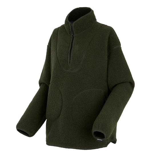 Regatta Dames/Dames Frankie Borg Quarter Zip Fleece Top (Donkere Khaki) - Image 3