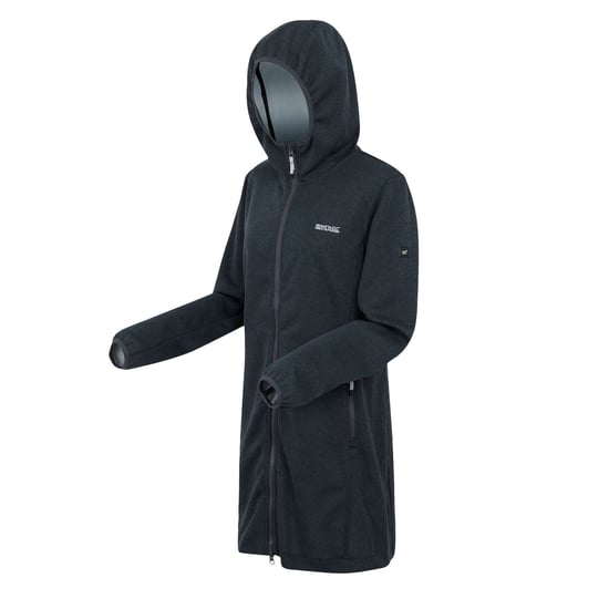 Regatta Dames/Dames Bloomfield Marl Longline Fleecejack (Seal grijs/lila hint) - Image 3