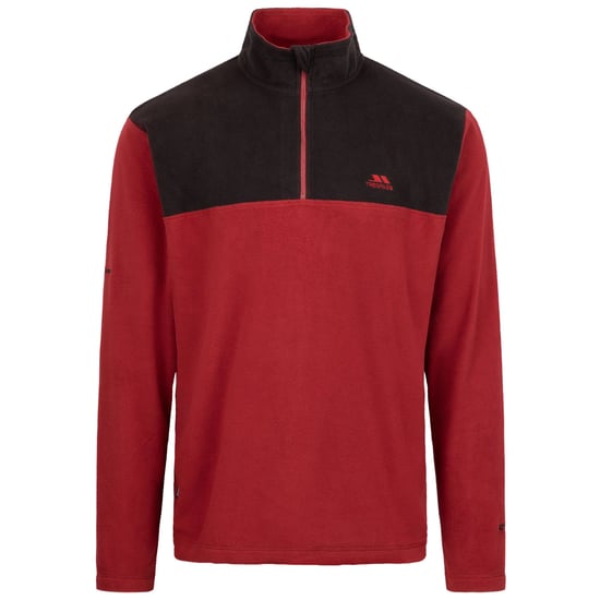 Trespass Heren Curtiston AT100 Fleece Top (Merlot) - Image 1