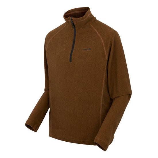 Regatta Great Outdoors - Heren Montes Fleece Sweater met Trechter Nek (Pompoen Spice/Zwart) - Image 3