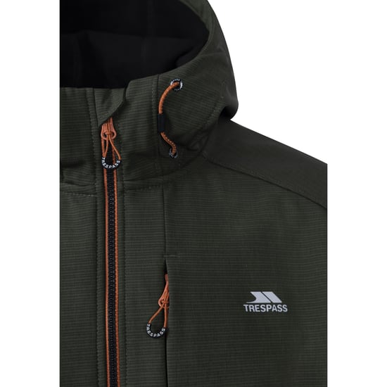 Trespass Heren Dante Softshell Jack (Donkergroen) - Image 4