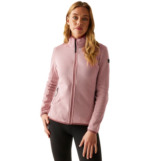 Regatta Dames/Dames Elzie Full Zip Fleecejack (Lotus Roze/Bruidroos) - Image 4