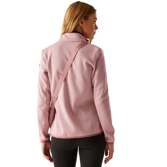 Regatta Dames/Dames Elzie Full Zip Fleecejack (Lotus Roze/Bruidroos) - Image 5