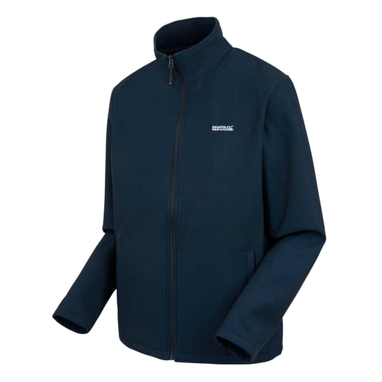 Regatta Heren Cera V Wind Resistant Soft Shell Jas (Navy Marl/Moonlight Denim) - Image 3
