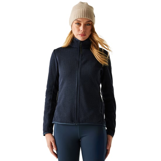 Regatta Dames/Dames Elzie Full Zip Fleecejack (Marine/zeekapitein) - Image 4