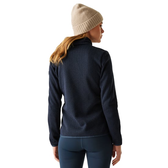 Regatta Dames/Dames Elzie Full Zip Fleecejack (Marine/zeekapitein) - Image 5