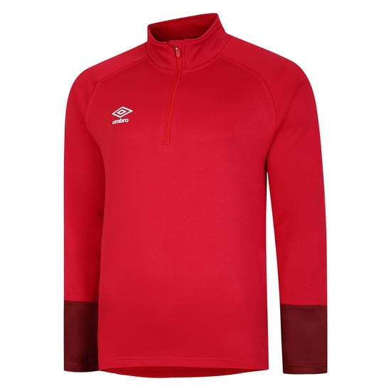 Umbro Heren Total Training Track Jacket (Vermiljoen/Fietsrood/Zwart) - Image 1