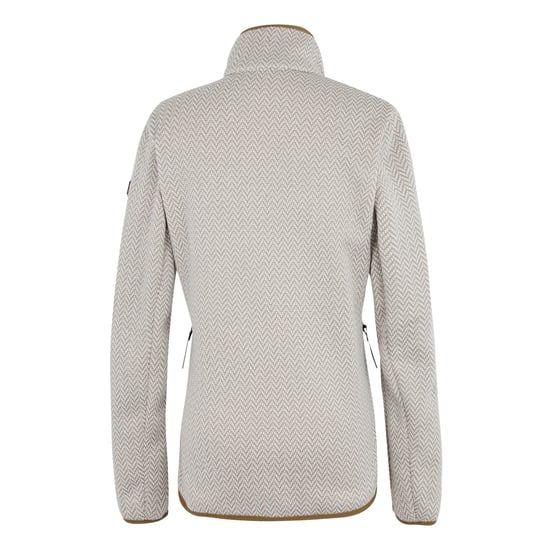 Regatta Dames/Dames Elzie Full Zip Fleecejack (Steenwit/Zacht taupe) - Image 2